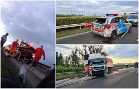 Imagini incredibile cu accidentul din ungaria. Foto Video Accident In LanÈ› Inclusiv PoliÈ›ia Pe O AutostradÄƒ Din Ungaria Mai MulÈ›i Romani RÄƒniÈ›i Grav