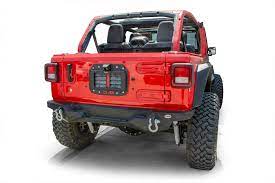 Some people refer to this part as a tramp stamp. Dv8 Offroad Spare Tire Delete Kit For 18 20 Jeep Wrangler Jl Quadratec