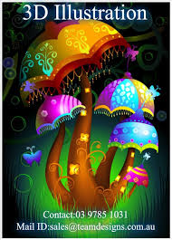 Outsources Your Illustration Projects To Melbourne And Sydney Australia Save Time Money More Than Seven Y Whimsical Art Digital Illustration Mushroom Art