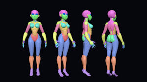 Stylized Female Base Mesh 3d Model Turbosquid 1237675 In 2020 Female Base Stylized 3d Model