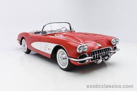 We have 42 cars for sale for 1958 chevrolet corvette red from just 15800. 1958 Chevrolet Corvette Champion Motors International L Luxury Classic Vehicle Dealership New York L Rolls Royce Bentley Ferrari Porsche Aston Martin