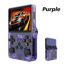 Pelikonsoli R36S Retro Handheld Video Game Console Linux System 3,5   -minivideosoitin, 128 GB, Purple-128G 20000Žaidimai hinta | hobbyhall.fi