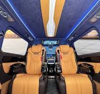 Classic VIP Electric Luxury Reclining 5 Seats Full Seat Van Seat for V Class with Touch Screen Massaging USB/Type-C
