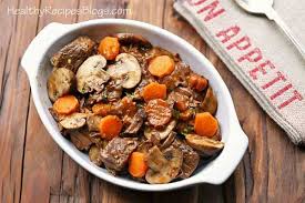 Slow Cooker Beef Bourguignon Healthy Recipes Blog Recipe Healthy Meat Recipes Beef Bourguignon Meat Recipes For Dinner