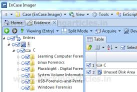 To cover or surround something or someone completely: Forensic Imaging Through Encase Imager
