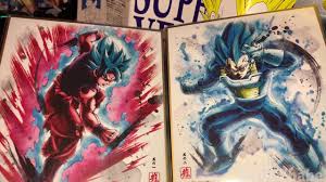 Same artist but different styles, when comparing dragonball and dragonball z the art is similar but with different touches. 5 Mystery Art Pack Dragon Ball Z Dragon Ball Shikishi Art Vol