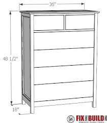 How To Build A Diy Dresser 6 Drawer Tall Dresser Fixthisbuildthat Diy Furniture Dresser Diy Dresser Plans Diy Dresser