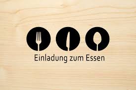 Holzgrusskarte Einladung Zum Essen Stempel Versand Ch