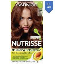 Garnier Nutrisse Nourishing Hair Color Creme 535 Medium Gold Mahogany Brown 1 Kit Walmart Com In 2021 Garnier Hair Color Dark Golden Blonde Nourishing Hair