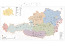 Weitere ideen zu landkarte österreich, österreich, landkarte. Landkarte Der Evangelischen Kirchen In Osterreich Epv Shop