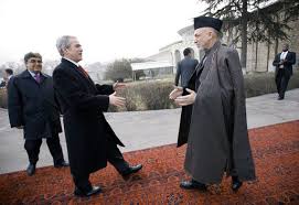 The when i hosted president ghani and chairman abdullah at the white house in june and again. President Bush Participates In Press Availability With Afghanistan President Karzai In Afghanistan