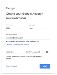 Create account gmail this guide will help you in order to create a new gmail account how to sign up for a gmail free and for others. Create Youtube Account Without Gmail Google Account Or Phone Number