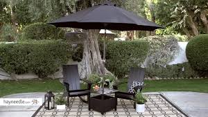 Small space coffee & side tables. Belham Living Steel Square Umbrella Side Table With Slat Top Product Review Video Youtube