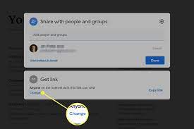 Select change from the get link section. How To Unshare A Google Doc