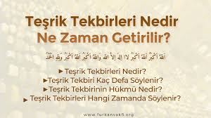 Allah herşeyden yücedir, allah herşeyden yücedir. Tesrik Tekbirleri Nedir Ve Ne Zaman Getirilir Furkan Vakfi