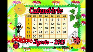 Questo agosto 2021 calendario è sempre utile per sapere, per esempio, quando si hanno le vacanze. Calendario Agosto 2021 Para Editar Youtube