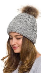 Fur Pom Pom Fleece Lined Beanie, Pom Pom Hat, Knit Beanie, Women Winter  Hat, Chunky Hat, Knit Beanie Hat Chunky, Beanie, Fur Pompom Hat, Hat