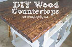 Diy Wood Butcher Block Countertops Diy Wood Countertops Kitchen Remodel Countertops Diy Countertops
