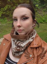 READY TO SHIP Crochet Cecropia Cowl One Size Teen/Adult Cowl neck