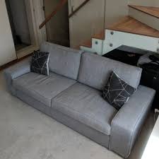 By the time you need to replace it ikea would have discontinued your color. Ikea Sofa Kivik Three Seat Light Grey Furniture Home Living Furniture Sofas On Carousell