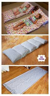 Diy Simple Roll Up Pillow Bed Floor Cushion Diy Pillow Bed Diy Simple Roll Up Pillow Bed Floor Cushion 3 Different In 2020 Kids Pillows Bed Bed Pillows Diy Pillows