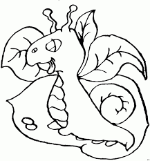 Kleine Raupe Mit Blaettern Ausmalbild Malvorlage Comics