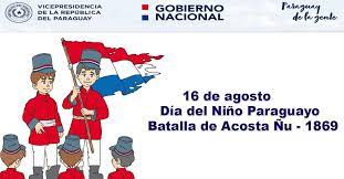 Se celebra hoy en el paraguay el día del niño, en memoria de los cuatro mil niños que murieron en la batalla de acosta ñu el 16 de agosto de 1869. Twitter à¤ªà¤° Hugo Velazquez Hoy Recordamos El Dia Del Nino Y De Un Heroismo Sin Igual La Batalla De Los Martires De Acosta Nu El Liceo Militar Institucion Muy Cara A Mis