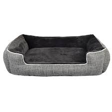 Black And White Plaid Dog Bed Dog Bed Jacquard Black And Cream L Boots Barkley Black Gray Dog Bed Indoor Dog Bed Pet Bed