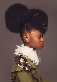 Braids and buns and bows, oh my! Afroart Natural Hair Series Natural Hair Styles Afro Hairstyles For Kids Girls Natural Hairstyles