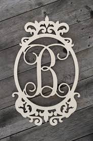 Wooden Initial Monogram Wooden Monogram Victorian Frame Etsy Wooden Initials Wooden Monogram Monogram Wall Decor