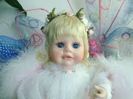 PORCELAIN 15" HARMONY- A MUSICAL ANGEL BY PHYLLIS PARKINS