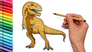 Drawing And Coloring T Rex Color Page With Jurassic Park Dinosaur Tyrannosaurus Youtube Find out about its size, habitat, diet and more! drawing and coloring t rex color page with jurassic park dinosaur tyrannosaurus