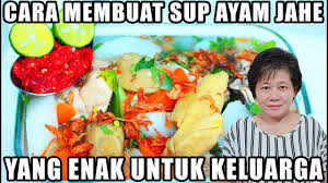 Check spelling or type a new query. Resep Cara Membuat Sup Ayam Jahe Lobak Putih Ala Enny Tangerang Youtube