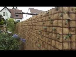vegetations larmschutzzaun larmschutzwand aus flora youtube flora larm zaun