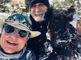 It's the day after Easter and it's also the first time these two have ever  seen snow !