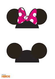 Patrons Des Tetes De Minnie Et Mickey A Imprimer Decoration Anniversaire Mickey Decoration Anniversaire Minnie Anniversaire Theme Mickey Mouse