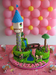 Happy Birthday Cake Flowers And Balloons Images Tangled Childrens Birthday Cakes Love The Flower Balloons In The Background Childrens Birthday Cakes Tangled Birthday Party Tangled Birthday