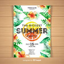 Check spelling or type a new query. Free Vector Watercolor Summer Party Poster Template