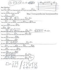 Play With Fire Rolling Stones Guitar Chord Chart Guitar Songs Ukulele Chords Songs Music Guitar