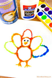 These crafts are suitable for preschool, kindergarten and primary school. Easy Thanksgiving Crafts Kids Love To Make Homemade Puffy Paint Turkey Natural Beach Living