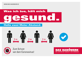 Nun ist das vorhaben aber vom tisch. Coronakrise Plakate Fur Betriebe Handwerkskammer Magdeburg
