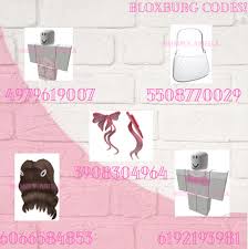 To redeem codes or hair or customization codes in welcome to bloxburg, roblox navigate to the home and look for your dresser (it should be in on the next sceen, click the plus sign that says add custom accessories. Pink Aesthetic Outfit Codes In 2021 Coding Coding Clothes Roblox Codes