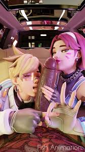 le sserafim, overwatch, overwatch 2, antifragile dazzle, antifragile traysi  - R34 Vault