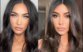 Kim och Megan Fox förvandlas till varandra med dessa operationer och  injektioner. Megan ser också ut som Lindsay Lohan i den sista bilden. Snart  kommer alla att se likadana ut. : r/KUWTK