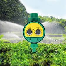 Sprinkler timers, available online and in home improvement centers and hardware stores, run the there are a number of options when choosing an electronic timer. Sunsky Garden Electronic Water Timer Digital Solenoid Valve Intelligent Irrigation Sprinkler Controller Digital Water Programs System