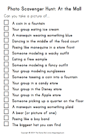 Birthday Scavenger Hunt Ideas For Adults Photo Scavenger Hunt Photo Scavenger Hunt Mall Scavenger Hunt Scavenger Hunt Birthday