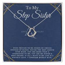 To My Step Sister Necklacebonus Sister Giftstep Sister - Etsy Australia