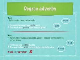 Rather can be positive or negative, depending on the adjective or adverb that follows: Adverbs Comment Manner Degree And Viewpoint Adverbs Youtube