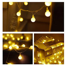 Pretty up your indoor space with a string of these battery operated lights that have 50 clear lights. Outdoor String Lights 33ft 10m 100 Led Bulb Warm White Battery Operated String Lights With Remote