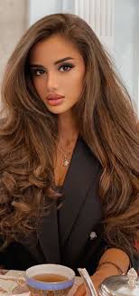 Hairstyles for 50 year old women with long fine hair: Ås Beautiful Long Hair Classy Hairstyles Brunette Beauty